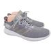 Adidas Shoes | Adidas Cloudfoam Womens Size 8 Hwa Flex Athletic Shoes Grey White Running Shoe | Color: White | Size: 8