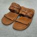 Free People Shoes | Free People Woven River Slip On Slide Sandals Sz 7 Eu 38 Brown Boho Flats New | Color: Brown | Size: 7