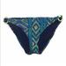 American Eagle Outfitters Swim | American Eagle Print Bikini Bottoms Swim Size M | Color: Blue/Green | Size: M