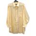 Burberry Shirts | Burberry London Men's Canary Yellow Button Down Dress Shirt Size 17 1/2 34 | Color: Yellow | Size: 17.5
