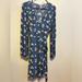 American Eagle Outfitters Dresses | Medium American Eagle Wrap-Around Midi Dress | Color: Blue/Pink | Size: M