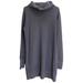 Athleta Dresses | Athleta Dress Small Eco Wash Turtleneck Sweatshirt Tunic Pebble Gray Size Medium | Color: Gray | Size: M