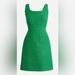 J. Crew Dresses | J. Crew Mini Sheath Dress In Sparkle Tweed Green 16 | Color: Green | Size: 16
