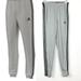 Adidas Pants | Gray Black 3-Stripe Tricot Track Ankle Pants Sm | Color: Black/Gray | Size: S