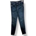 Free People Jeans | Free People We The Free Women's Size 27w25l Blue Denim Slim Jeans | Color: Blue | Size: 27