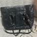 Coach Bags | Coach East West Gallery Black Leather Silver Hardware Large Tote | Color: Black/Silver | Size: Os