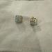 Kate Spade Jewelry | Kate Spade Glitter Stud Earrings | Color: Gold/White | Size: Os