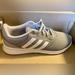 Adidas Shoes | New Adidas Qt Racer 2.0 Women’s Running Sneakers Grey 7.5 | Color: Gray/White | Size: 7.5