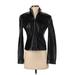 KORS Michael Kors Faux Leather Jacket: Black Jackets & Outerwear - Women's Size 2