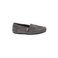 TOMS Flats: Slip On Stacked Heel Casual Gray Shoes - Women's Size 9 - Almond Toe