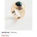 Urban Outfitters Jewelry | Gold Emerald Ring From Urban Outfitters | Color: Gold/Green | Size: Os