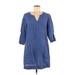 Boden Casual Dress - Popover: Blue Dresses - Women's Size 6