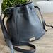 Kate Spade Bags | Kate Spade Black Pebbled Leather Bucket Bag | Color: Black | Size: Os