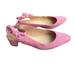 J. Crew Shoes | J Crew Sling Back Suede Heels Size 6 | Color: Pink | Size: 6