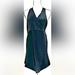 Anthropologie Dresses | Anthropologie, Cory Lynn Calter, Wrap Silk Racer Back Mini Dress. | Color: Black | Size: S