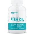 Optimum Nutrition Fish Oil magensaftresistente Omega-3-Kapseln, Nahrungsergänzungsmittel für Männer und Frauen, Quelle von EPA/DHA Omega-3-Fettsäuren, kein fischiger Nachgeschmack, 200 Weichkapseln