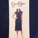 Jessica Simpson Dresses | Jessica Simpson Maritime Blue Short Capped Sleeve Midi Dress Nwt | Color: Blue | Size: Xl