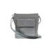 Giani Bernini Leather Crossbody Bag: Gray Bags