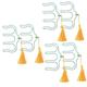 ibasenice 6 Pcs Sheet Piano Score Clip Piano Book Clip Score Clamp Music Clip Steel Page Holder Music Bookmark Piano Accessories Music Book Holder Hands Free Sheet Music Guitar Spring Steel