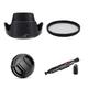 Camera Accessories Bundle Set For Nikon NIKKOR Z 24-200mm f/4-6.3 VR Lens With Nikon Zf Camera including HB-93 Lens hood Replacement, MC UV filter, Lens cap, Cleaning pen