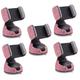 Angoily 5pcs Mobile Phone Holder Car Bling Accessories Bling Car Seat Covers Phone Stand for Phone Mount Car Mount for Phone Cell Phone Stand Car Phone Stand Bracket Multifunction Abs Pink