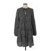 Divided by H&M Casual Dress - Popover: Black Dresses - Women's Size Large
