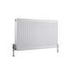 Milano Compact - Modern White Type 22 Central Heating Horizontal Double Panel Convector Radiator - 600mm x 1100mm