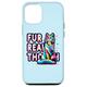 Hülle für iPhone 13 Fur REAL Though? Kitten Lovers For Women Girls Funny Cat Pun