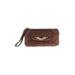 Juicy Couture Leather Wristlet: Brown Bags