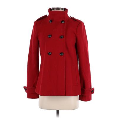 Banana Republic Coat: Red Jackets & Outerwear - Women's Size X-Small