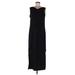 Jones & Co Casual Dress - Midi: Black Dresses - Women's Size 6