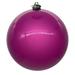 Vickerman 3" Mauve Pearl UV Drilled Ball Ornament, 12 per bag.