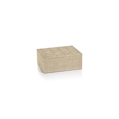 Lazarev Woven Raffia Box