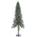 Vickerman 8' Natural Bark Alpine Artificial Christmas Tree, Warm White Dura-lit LED Lights