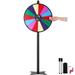 VEVOR Spinning Prize Wheel 14/18 Slots Spinning Wheel Roulette Wheel with a Dry Erase and Markers Tabletop or Floor Standing