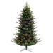 Vickerman 6.5' x 54" North Shore Fraser Fir Artificial Christmas Tree, LED Multi-Colored Lights - 6.5' x 54"