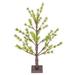 Vickerman 2' Green Mini Pine Twig Tree, Battery Operated Warm White 3mm LED lights.