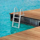 VEVOR Aluminum Dock Ladder Boat Dock Ladder Removable 5 Steps w/ 350lbs Load | 18 W x 11.4 D in | Wayfair MTXTCXSJFHXJDFX4BV0