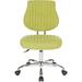 OSP Home Furnishings Sunnydale Adjustable Plush Office Chair w/ Chrome Base, Basil | 25 W x 24 D in | Wayfair ‎SNN26-E21