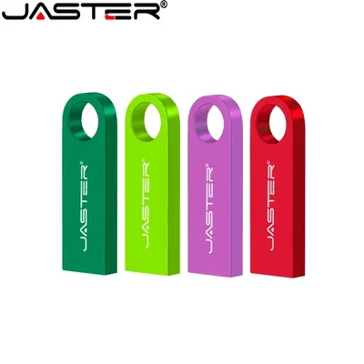 JASTER USB 2.0-Flash-Laufwerke aus Metall, 128 GB, Hochgeschwindigkeits-Stick, 64 GB, 32 GB, mit Image