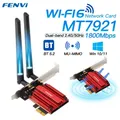 FENVI WiFi 6 adattatore 1800Mbps adattatore Wireless PCI Express BT 5.2 Dual Band 802.11AX/AC MT7921 scheda di rete wi-fi Windows 10/11