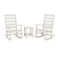 Sol 72 Outdoor™ Sol 72 3-Piece Traditional Porch Rocking Chair Set Plastic | Wayfair BB2C38FF992F4127BD3F1B36A05611F8