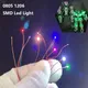 10 Pz 0402 0805 1206 SMD Lampada Chip Cablata Micro Led Lampada Pre-saldata 3 V Kit Modello di Luce per Diorama Scene Ferrovia Modellismo