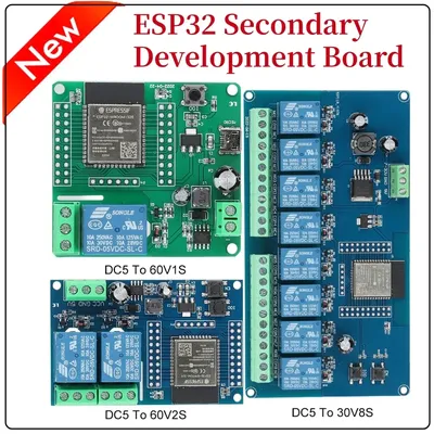 1/2/8 kanal esp32 wifi bluetooth ble relais modul AC90-250V/DC5-30V netzteil ESP32-WROOM sekundäre Image