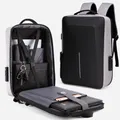 Sac à dos antivol à coque rigide pour homme sac de chargement USB sac d'ordinateur d'affaires sac