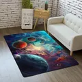 Tapis 3D Galaxy Starry Sky pour la décoration intérieure tapis de grande surface coussin de pied