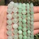 Pierre naturelle Chrysoprase de Jades d'australie perles rondes d'espacement amples pour la