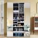 Latitude Run® Taraz 7.28 Wide MDF Jewelry Armoire in White | 26.2 H x 7.28 W x 68.5 D in | Wayfair 3A6D9DBECEF146EE95C2E77629C39A8A