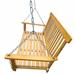 Red Barrel Studio® Kaustav 2 Person Solid Wood Porch Swing in Brown | 23.62 H x 47.2 W x 28.15 D in | Wayfair 9A96F1753C794D759CEDE9070CF4CF5E