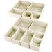 Rebrilliant 12 Pack Drawer Organizers, Beige_4.8" H x 11" W x 11" D in Brown | 4.8 H x 11 W x 11 D in | Wayfair A2F566B46E4146D38C71DB9984EC4E62